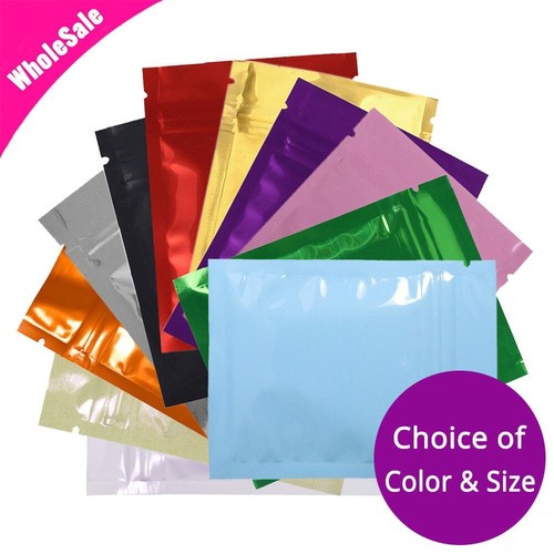 Foil mylar smell proof zipper - mylar,
